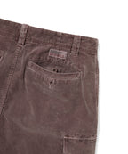 THISISNEVERTHAT THISISNEVERTHAT Overdyed Corduroy Cargo Short Burgundy