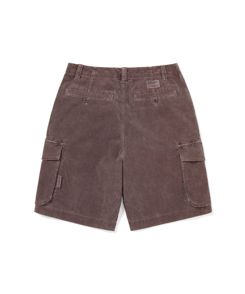 THISISNEVERTHAT THISISNEVERTHAT Overdyed Corduroy Cargo Short Burgundy