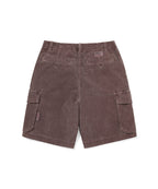 THISISNEVERTHAT THISISNEVERTHAT Overdyed Corduroy Cargo Short Burgundy