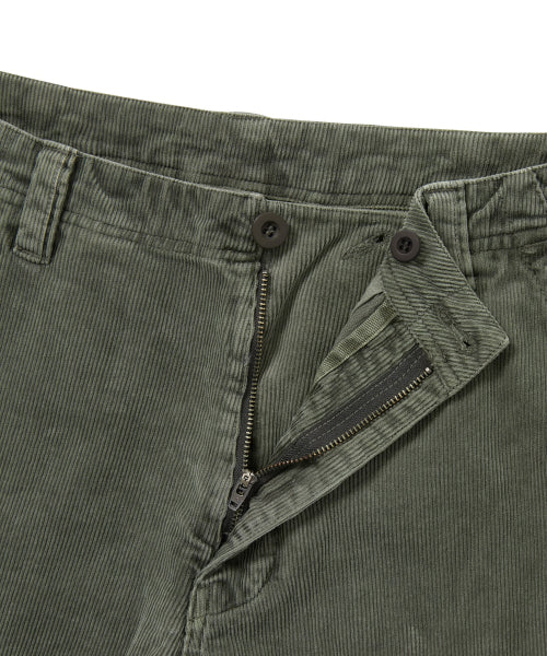 THISISNEVERTHAT THISISNEVERTHAT Overdyed Corduroy Cargo Short Dark Olive