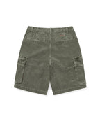 THISISNEVERTHAT THISISNEVERTHAT Overdyed Corduroy Cargo Short Dark Olive