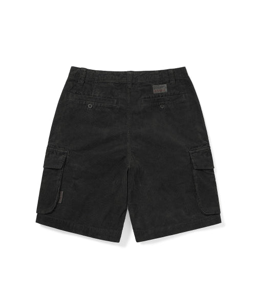 THISISNEVERTHAT THISISNEVERTHAT Overdyed Corduroy Cargo Short Washed Black