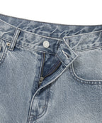 THISISNEVERTHAT THISISNEVERTHAT Relaxed Denim Short Washed Blue
