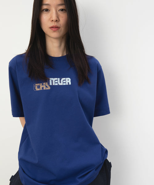 THISISNEVERTHAT THISISNEVERTHAT Misalign Tee Royal Blue