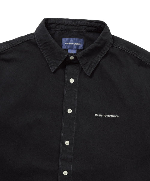 THISISNEVERTHAT THISISNEVERTHAT Washed Denim Shirt Black