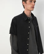 THISISNEVERTHAT THISISNEVERTHAT Washed Denim Shirt Black
