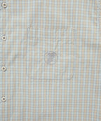 THISISNEVERTHAT THISISNEVERTHAT GD Lightning Bear Check Shirt Light Blue