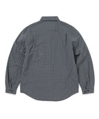 THISISNEVERTHAT THISISNEVERTHAT GD Lightning Bear Check Shirt Off Black