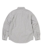 THISISNEVERTHAT THISISNEVERTHAT GD Lightning Bear Check Shirt Off White