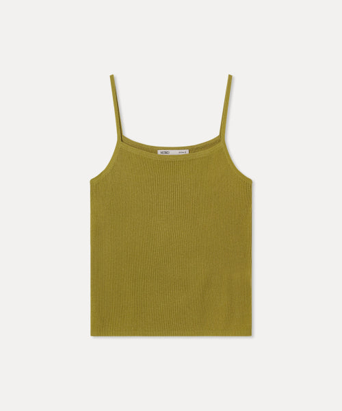MIXXO MIXXO Knitwear Linen Ribbed Tank Top