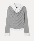MIXXO MIXXO Cowl Neck Top Shirt
