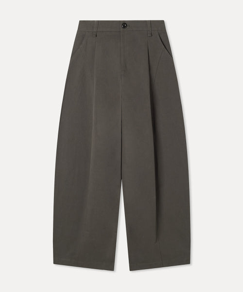 MIXXO MIXXO Balloon Fit One Tuck Cotton Pants