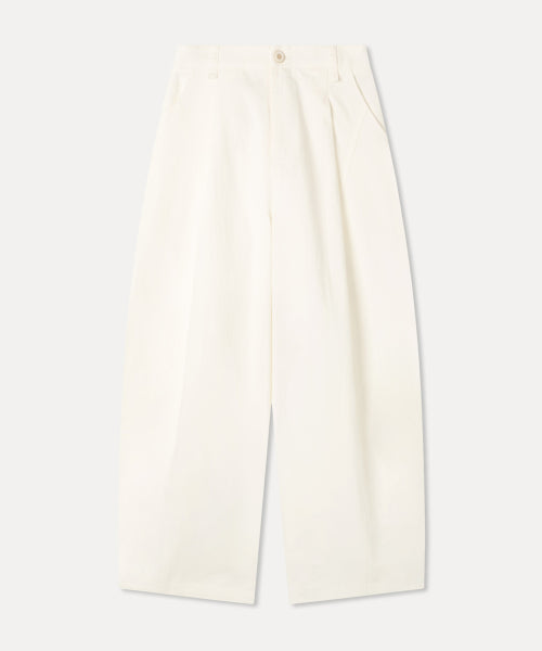 MIXXO MIXXO Balloon Fit One Tuck Cotton Pants