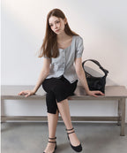 MIXXO MIXXO Square Neck Peplum Blouse C