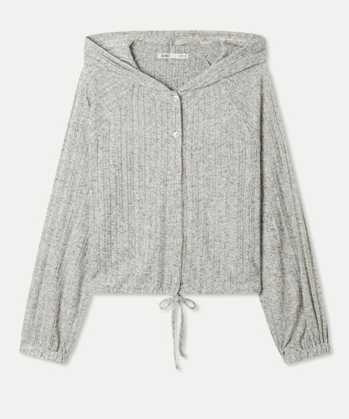 MIXXO MIXXO Linen-like Hoodie T-Shirt S