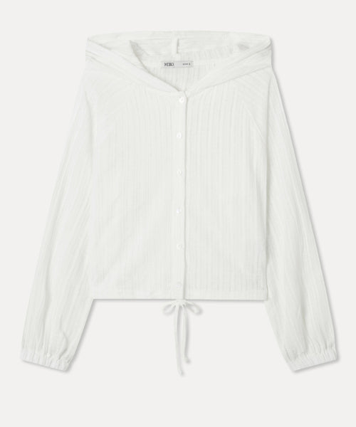 MIXXO MIXXO Linen-like Hoodie T-Shirt S