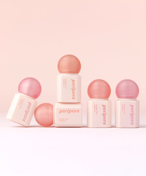 peripera peripera Blush Mini Heart Puff Set
