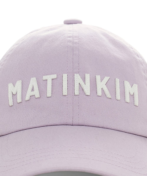 MATIN KIM MATIN KIM Applique Felt Logo Ball Cap