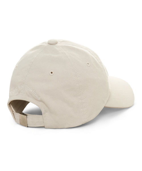 MATIN KIM MATIN KIM Applique Felt Logo Ball Cap in Light Grey