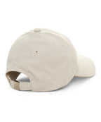 MATIN KIM MATIN KIM Applique Felt Logo Ball Cap in Light Grey