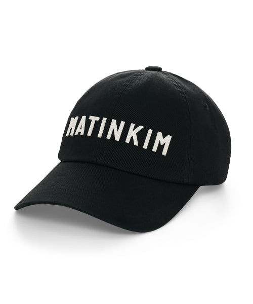 MATIN KIM MATIN KIM Applique Felt Logo Ball Cap