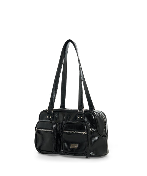 MATIN KIM MATIN KIM Double Pocket Brick Shoulder Bag