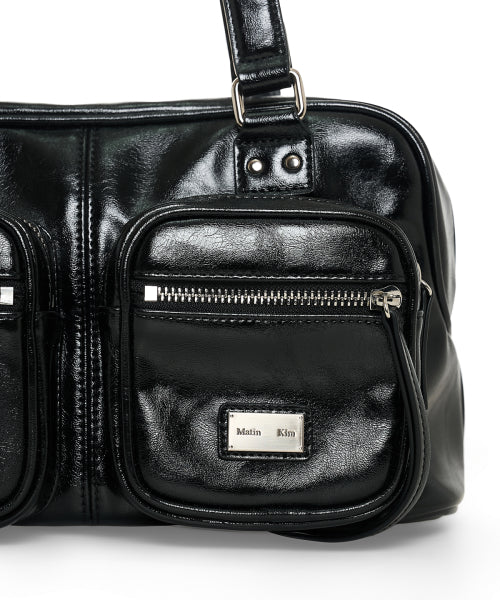 MATIN KIM MATIN KIM Double Pocket Brick Shoulder Bag