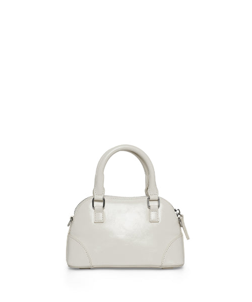 MATIN KIM MATIN KIM CURVE ZIP MINI BAG in Light Grey