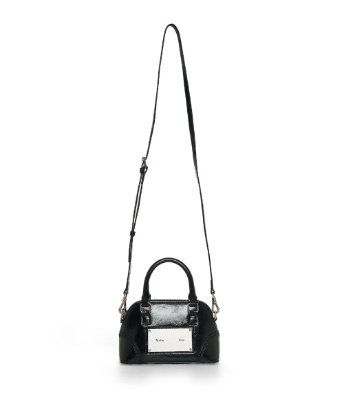 MATIN KIM MATIN KIM CURVE ZIP MINI BAG