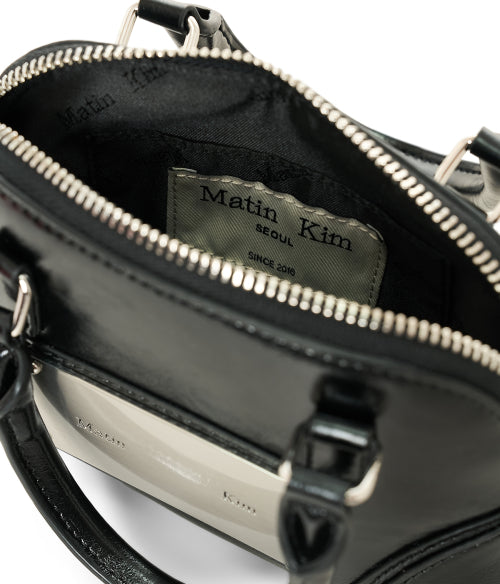 MATIN KIM MATIN KIM CURVE ZIP MINI BAG