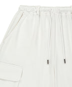 MATIN KIM MATIN KIM TERRY UTILITY POCKET BERMUDA PANTS