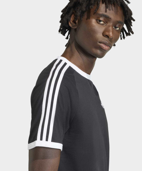 ADIDAS ADIDAS 3-Stripe T-shirt - Black