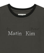MATIN KIM MATIN KIM T-Shirt Charcoal