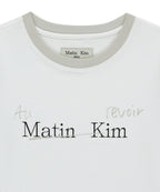 MATIN KIM MATIN KIM T-Shirt Crop Top