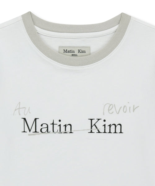 MATIN KIM MATIN KIM T-Shirt Crop Top