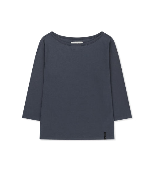 MATIN KIM MATIN KIM T-Shirt Layered Set in Smoke Blue