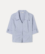 MIXXO MIXXO Slim Fit Shirring Blouse S