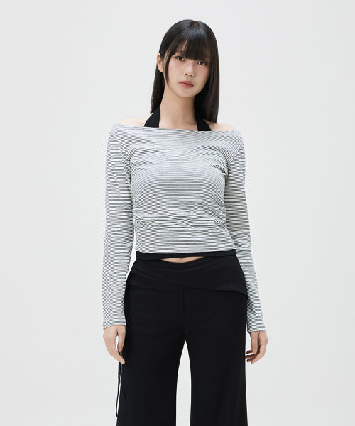 MIXXO MIXXO T-Shirt Striped Halter