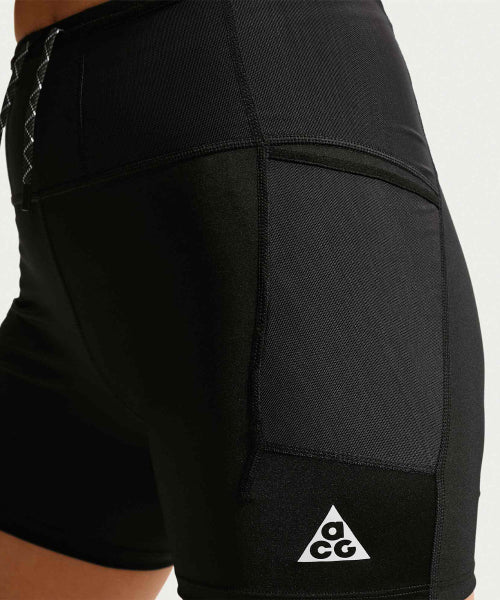 NIKE NIKE ACG Dry Fit High Waist Trail Running Shorts - Black