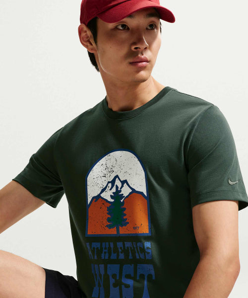NIKE NIKE T-Shirt M - Black Spruce