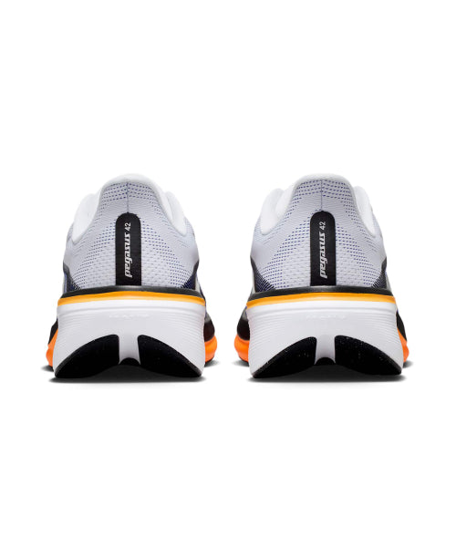 NIKE Nike Shoes Pegasus 42 M - White: Total Orange: Metallic Silver