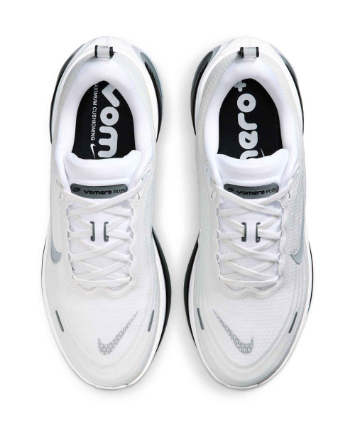 NIKE Nike Vomero Plus M Shoes - White:Black:Cool Gray:Metallic Silver