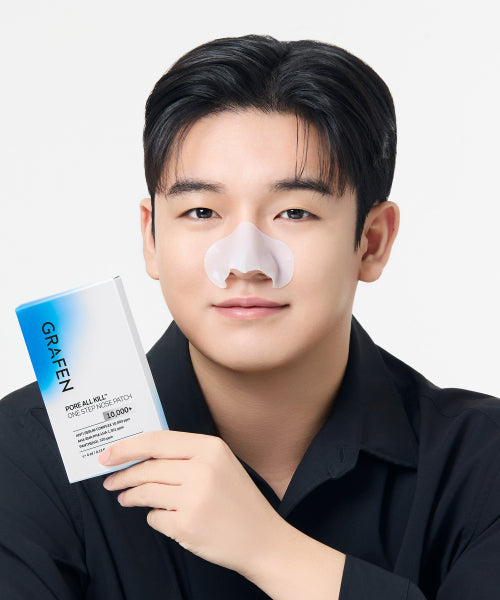 GRAFEN Pore ​​All Kill™ One Step Nose Pack 5 Sheets + Deep Cleansing Scrubber Set