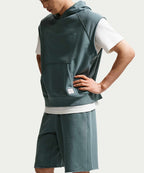 NIKE NIKE Dry Fit Fleece Training Shorts - Mineral Slate