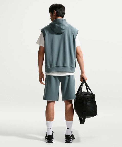 NIKE NIKE Dry Fit Fleece Training Shorts - Mineral Slate