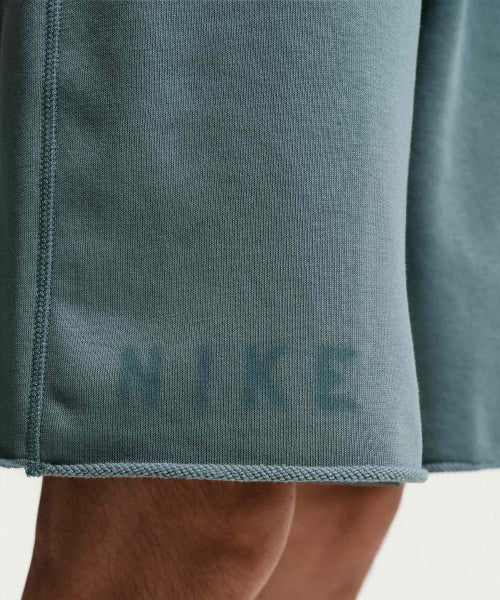 NIKE NIKE Dry Fit Fleece Training Shorts - Mineral Slate
