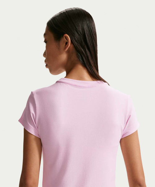NIKE NIKE T-Shirt Slim Mode Crop W - Pink Foam