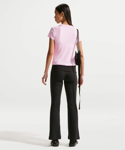 NIKE NIKE T-Shirt Slim Mode Crop W - Pink Foam