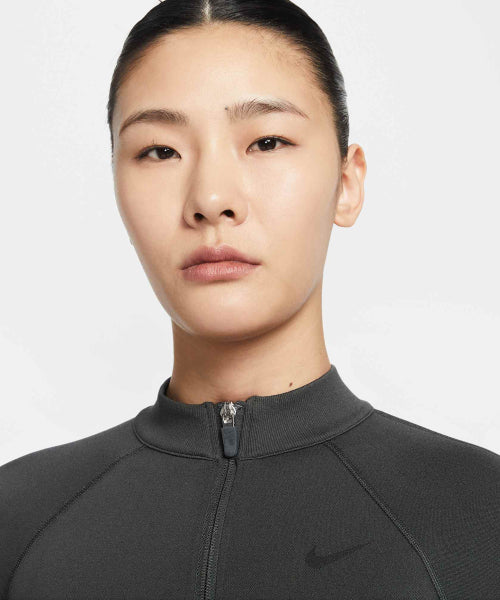 NIKE NIKE Pro Full Zip Training Top W - Dark Smoke Gray