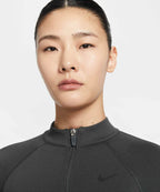 NIKE NIKE Pro Full Zip Training Top W - Dark Smoke Gray